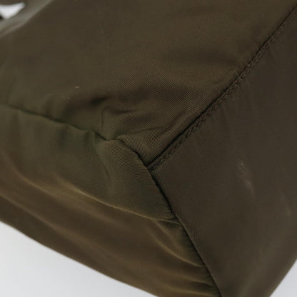 Prada Open Tote Tessuto, KHAKI, NYLON, Handbag