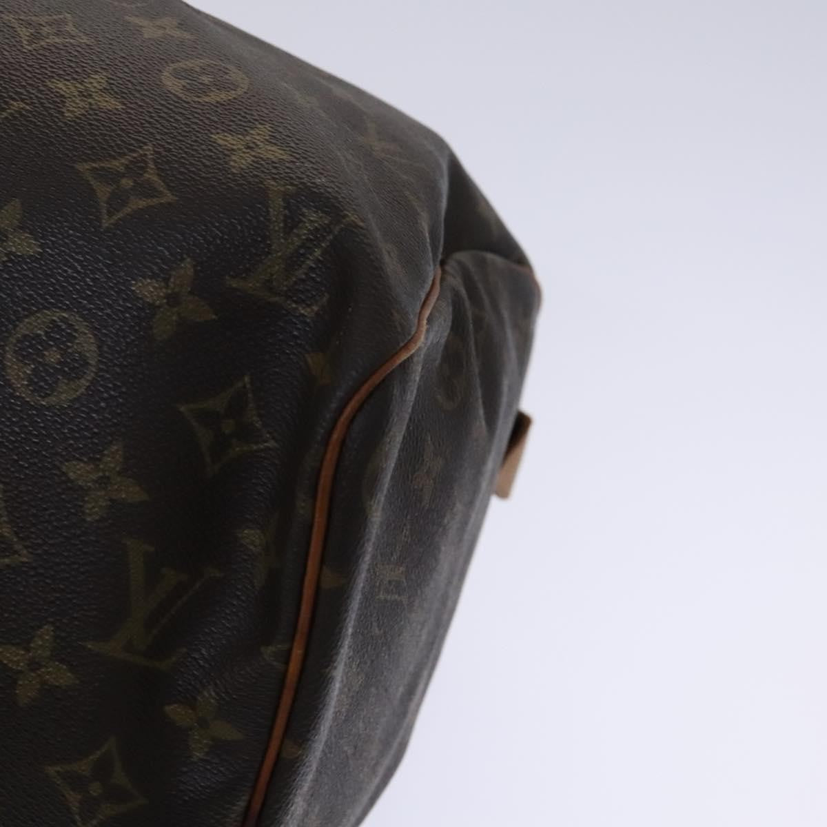 Louis Vuitton Keepall Bag Monogram Canvas, BROWN, CANVAS, Travel bag