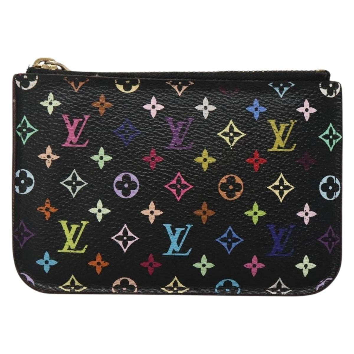 Louis Vuitton Pochette clés NM Monogram Multicolor Canvas, MULTICOLOUR, CANVAS, Wallets