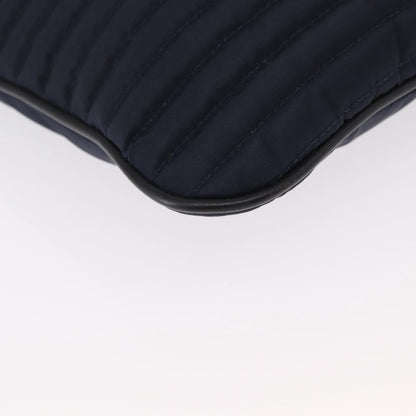 Versace Vintage Shoulder Bag Nylon, Navy, Nylon, Shoulder Bag