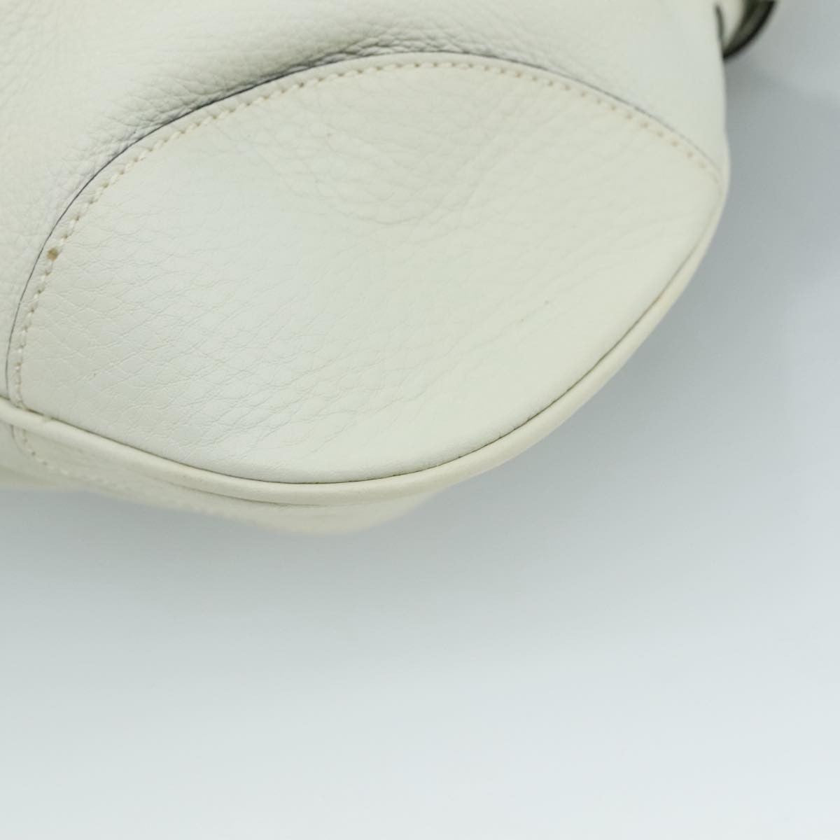 Salvatore Ferragamo Marisa Satchel Leather, WHITE, LEATHER, Handbag