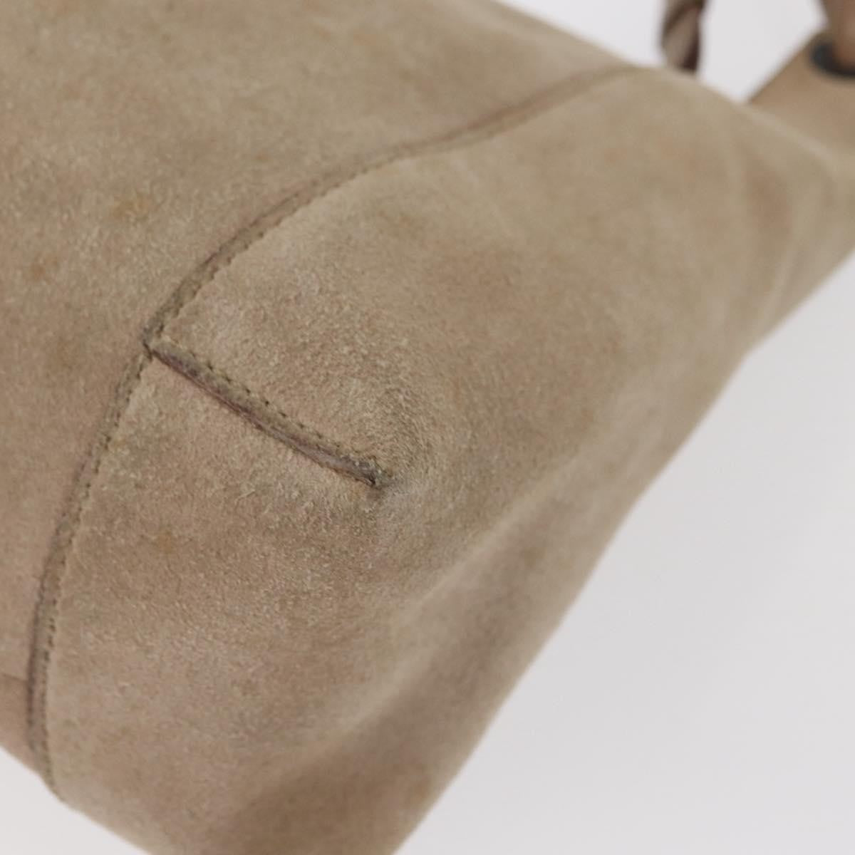 Gucci Vintage Handbag Suede, BEIGE, SUEDE, Handbag