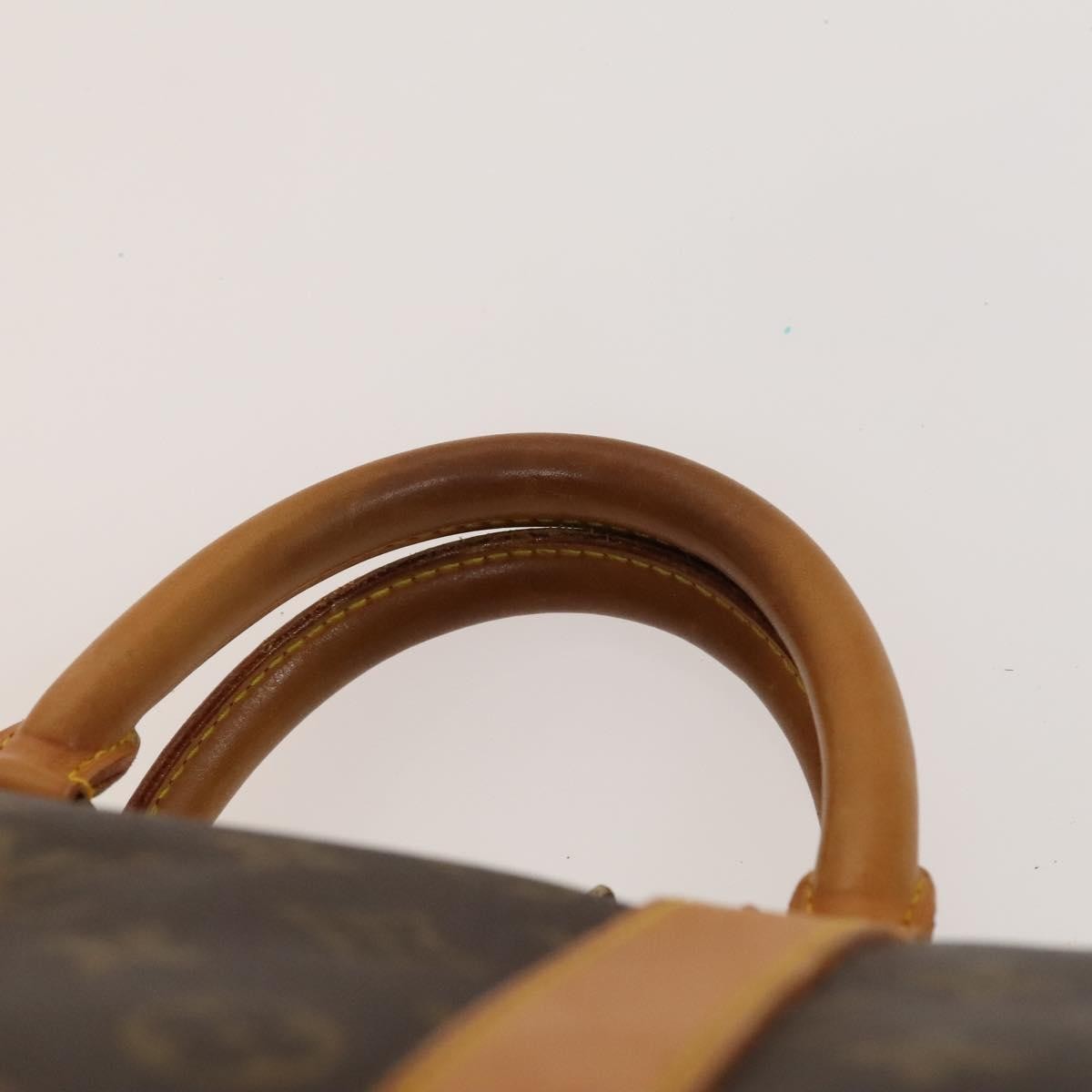 Louis Vuitton Keepall Bag Monogram Canvas, BROWN, CANVAS, Travel bag