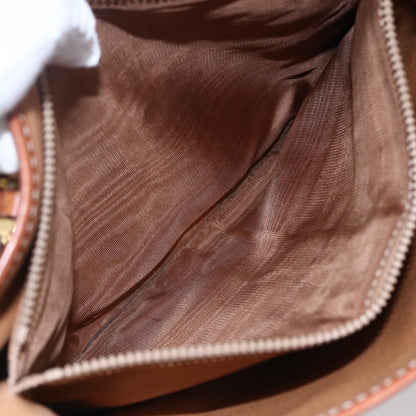 Celine Vintage Macadam Tote bag Canvas and Leather, BEIGE, CANVAS, Tote bag