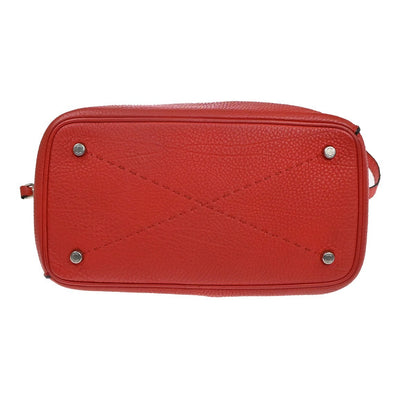 Fendi Selleria Anna Bucket Bag Leather, Red, Leather, Tote Bag