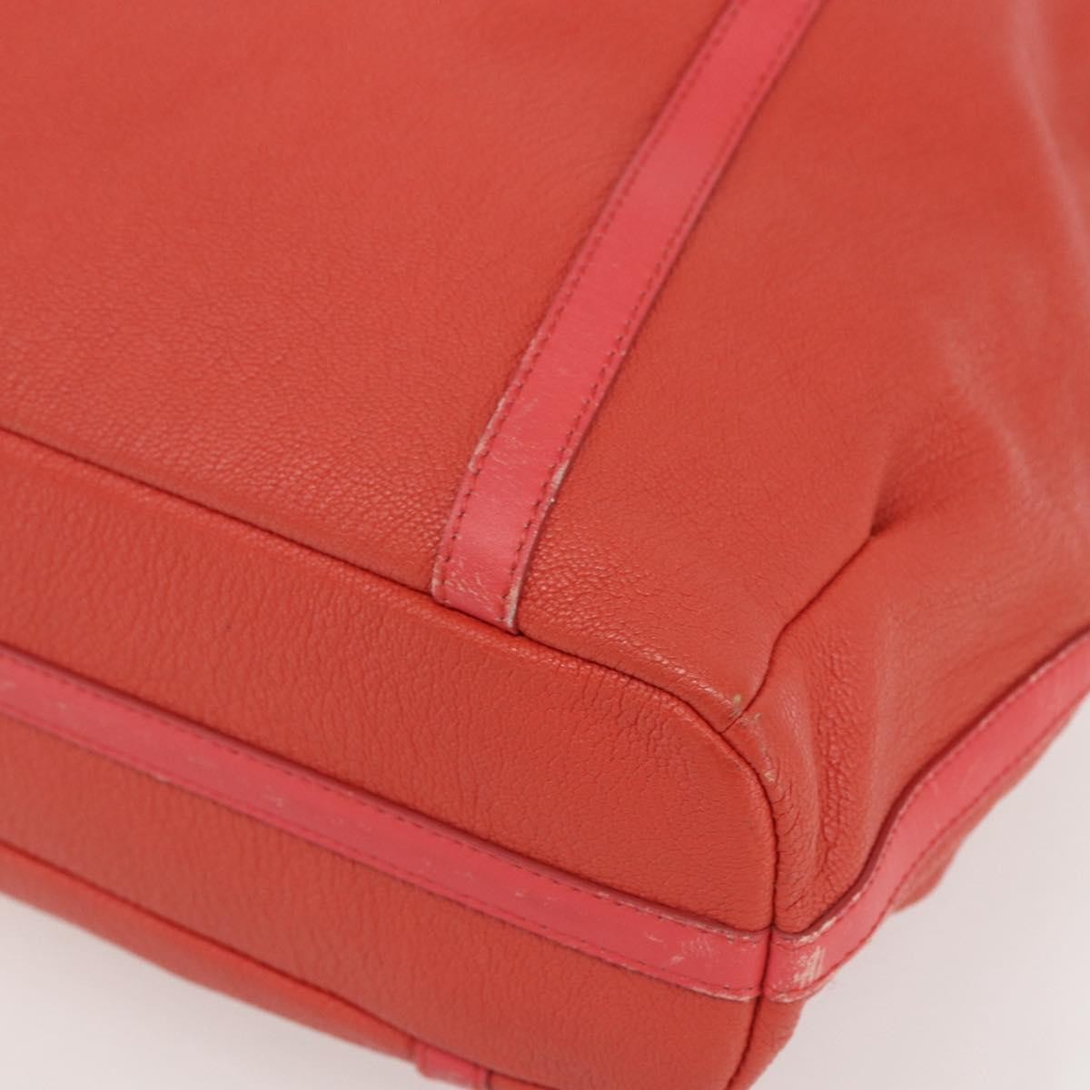 Bvlgari Chandra Top Handle Bag Leather, PINK, LEATHER, Tote bag