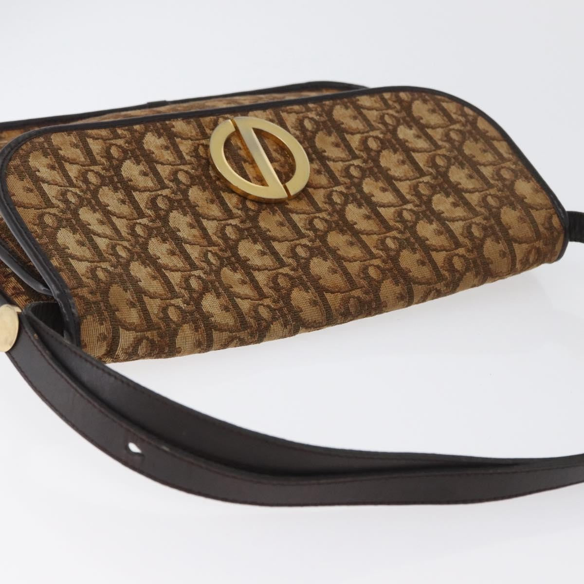 Christian Dior Trotter shoulder bag Canvas, BROWN, CANVAS, Shoulder bag