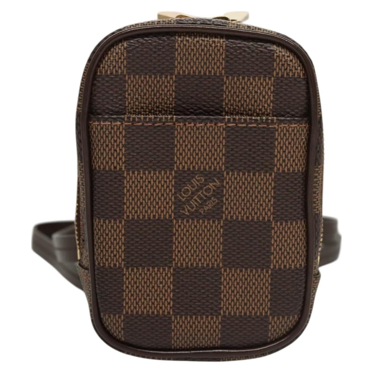 Louis Vuitton Etui Okapi Camera Case Damier, BROWN, CANVAS, Travel bag