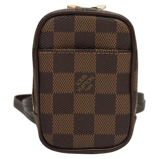 Louis Vuitton Etui Okapi Camera Case Damier, BROWN, CANVAS, Travel bag