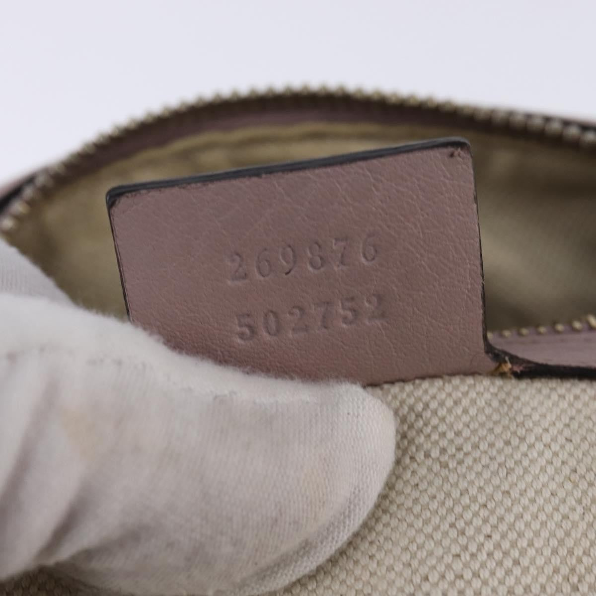 Gucci Vintage Web Boston Bag GG Canvas, BEIGE, CANVAS, Travel bag