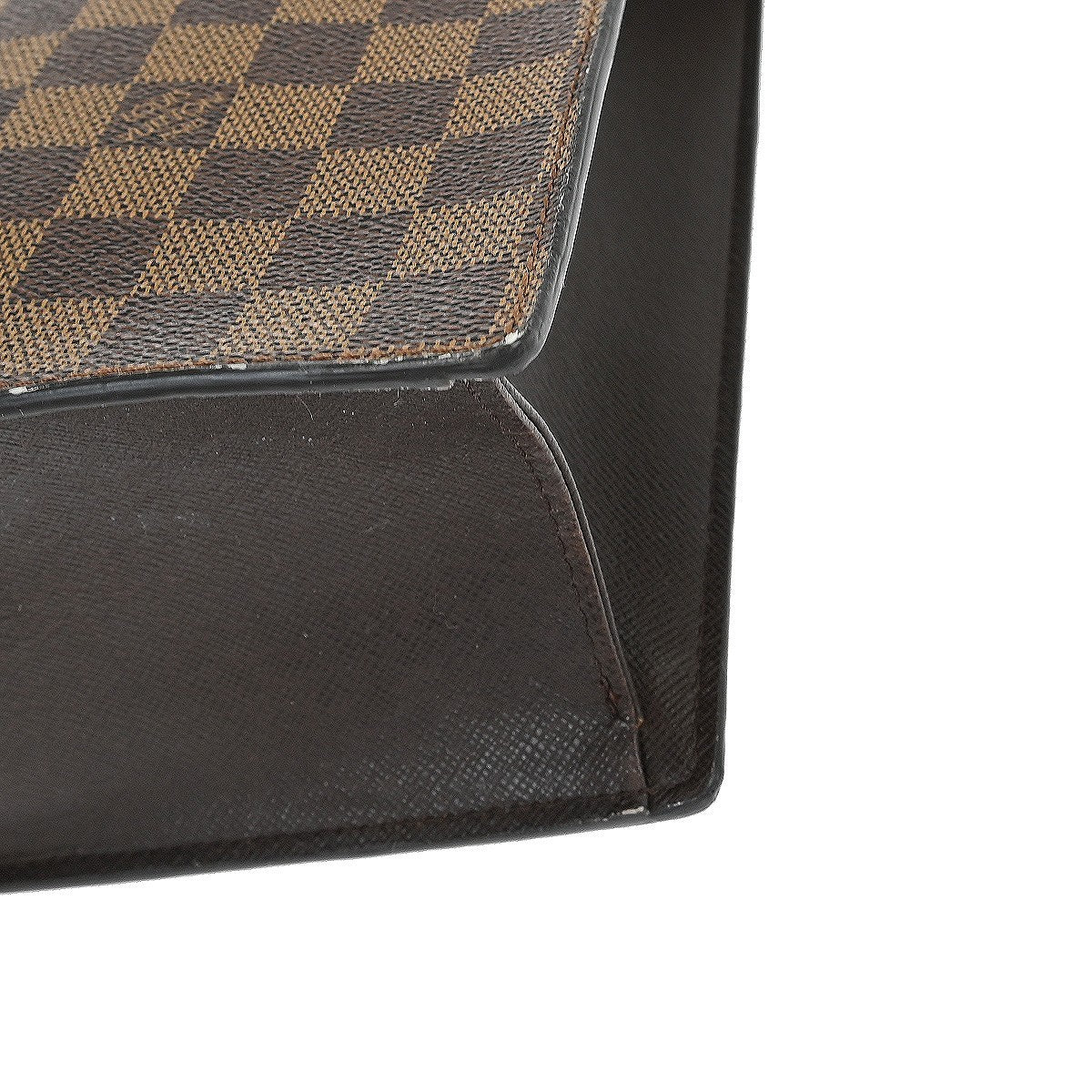Louis Vuitton Venice Sac Plat Bag Damier, BROWN, CANVAS, Tote bag