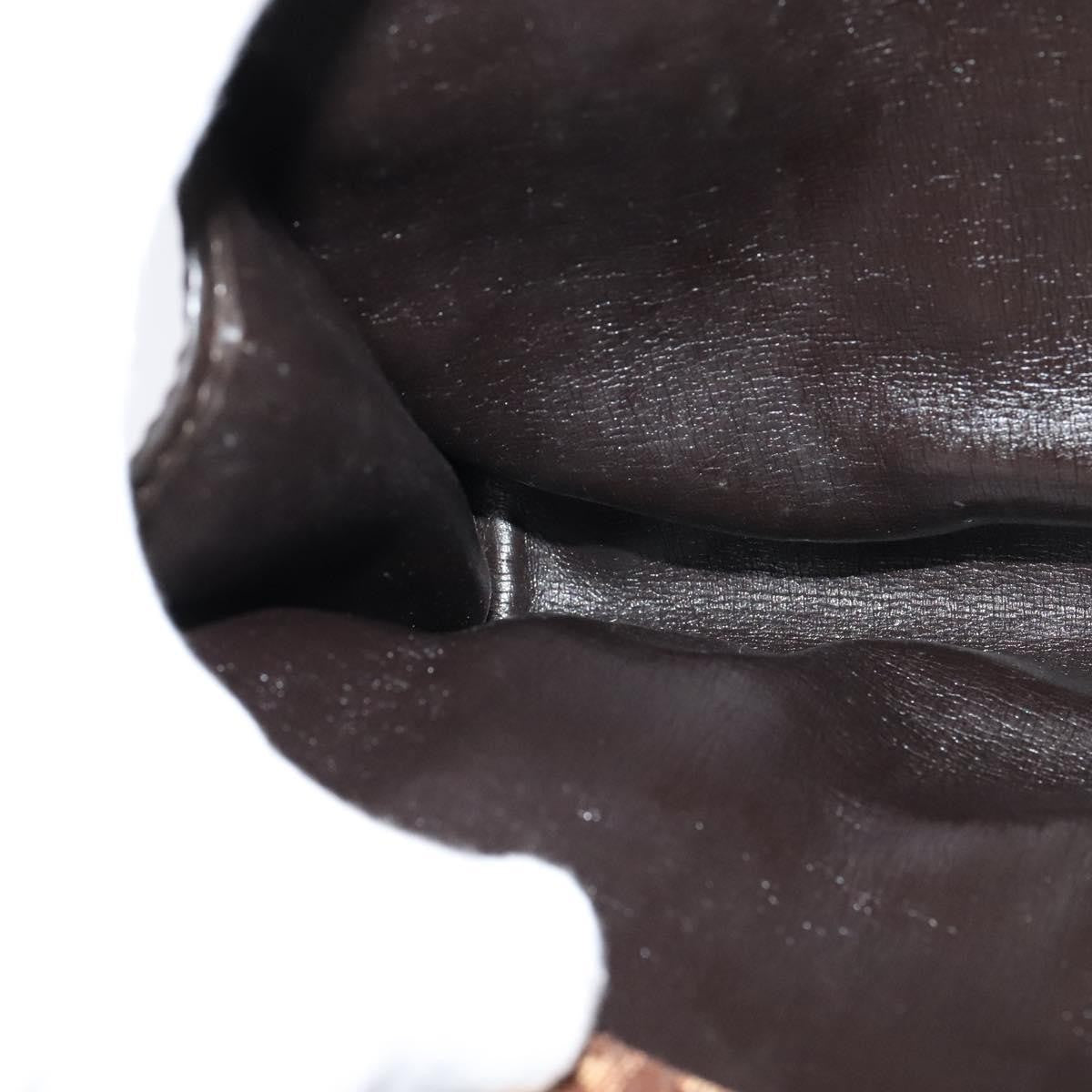 Christian Dior Vintage Trotter Flap Shoulder Bag Canvas, BROWN, CANVAS, Shoulder bag