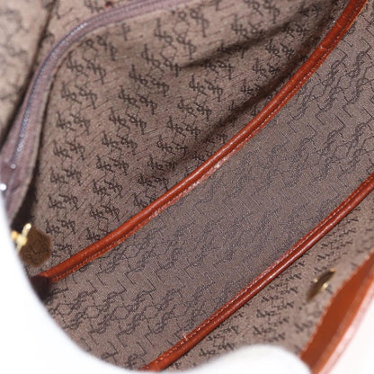 Saint Laurent Vintage Shoulder Bag Canvas, KHAKI, CANVAS, Shoulder bag