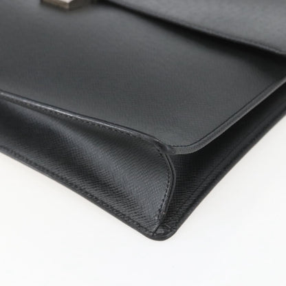 Louis Vuitton Porte-Documents Angara Briefcase Taiga Leather, GRAY, LEATHER, Briefcase