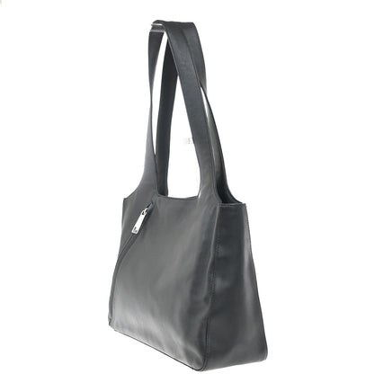 Salvatore Ferragamo Vintage Shoulder Bag Leather, Black, Leather, Shoulder Bag