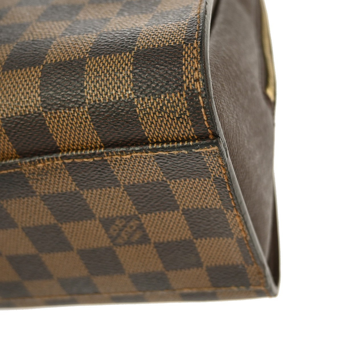 Louis Vuitton Brera Handbag Damier, BROWN, CANVAS, Handbag