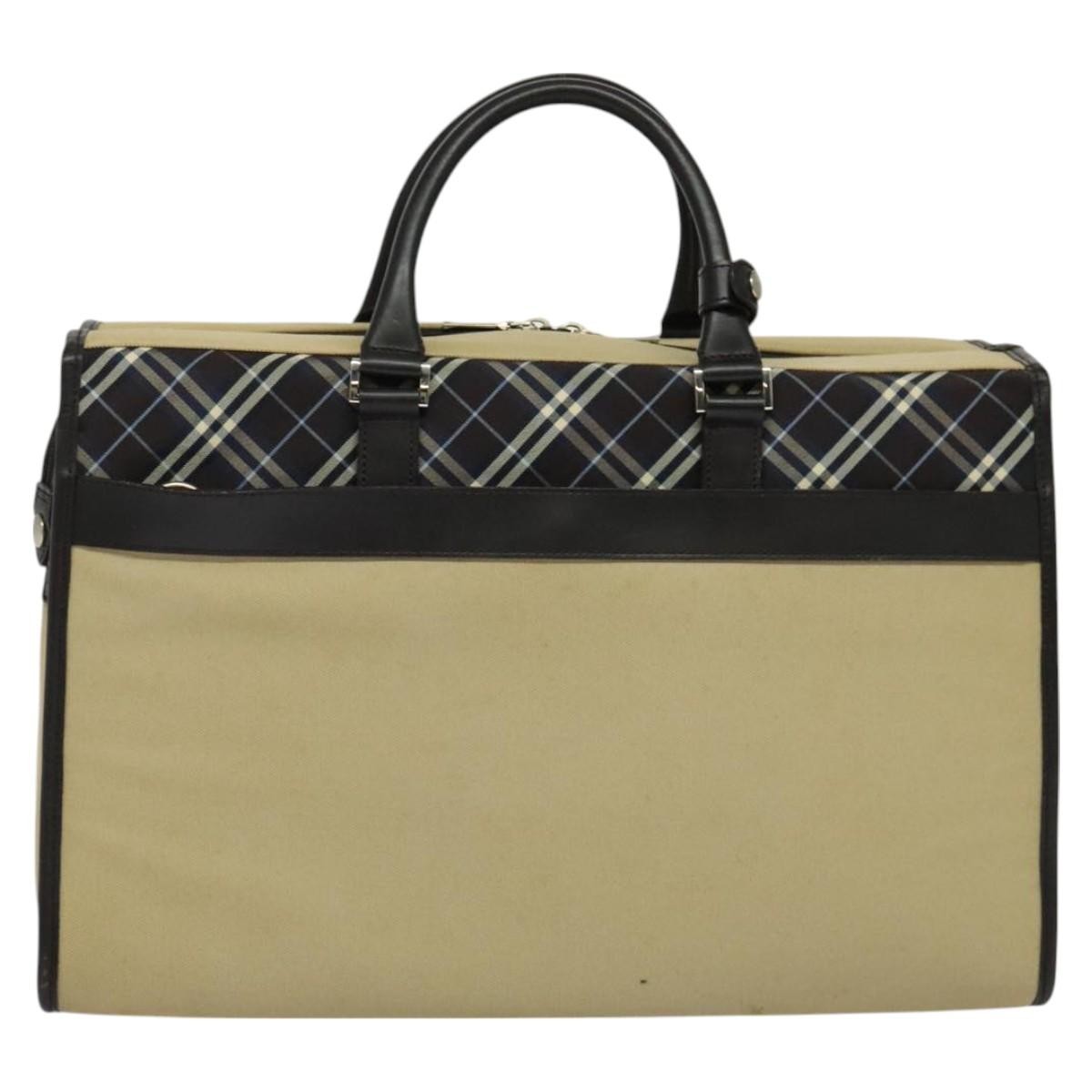 Burberry Blue Label Tote Bag Canvas, BEIGE, CANVAS, Tote bag