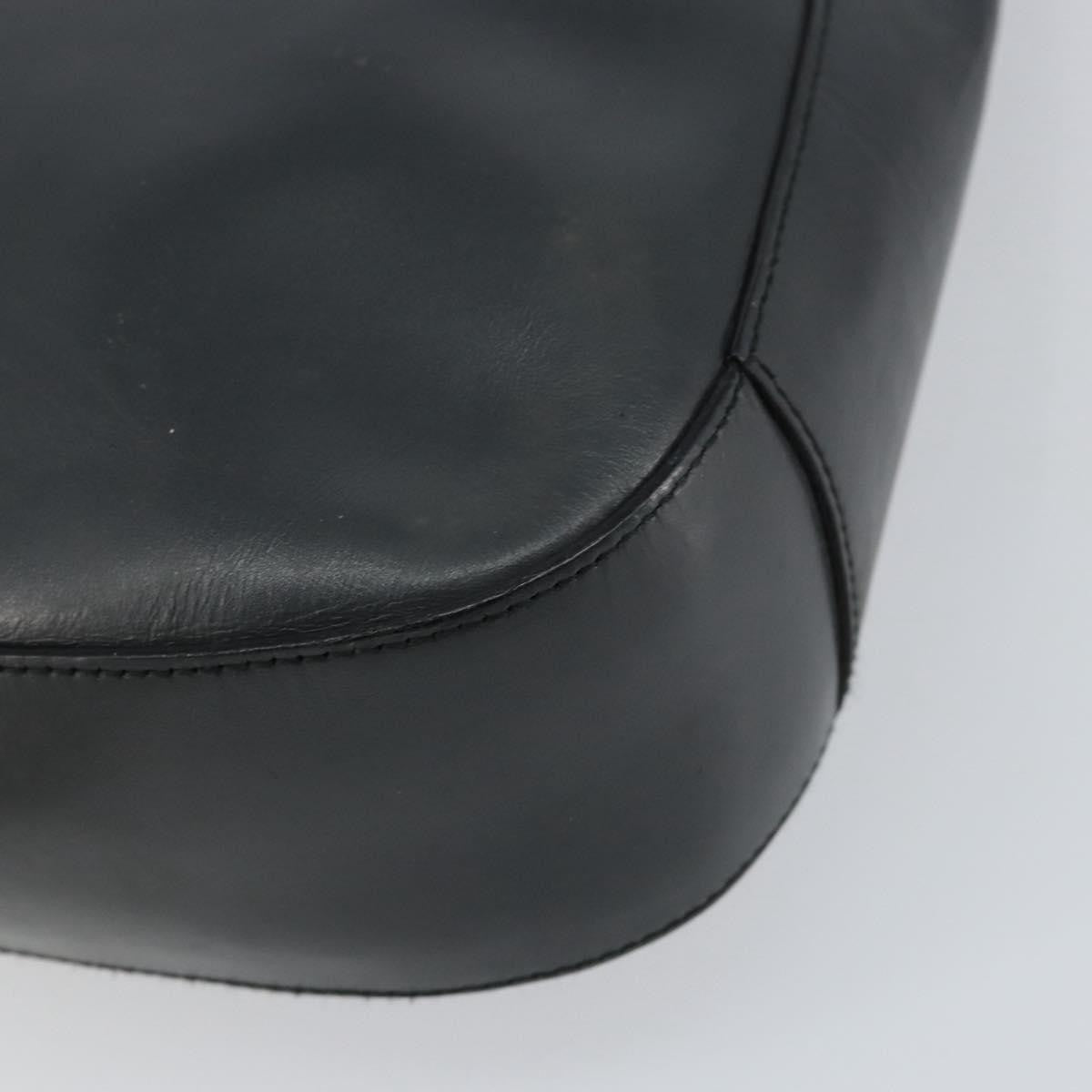 Prada Vintage Handbag Leather, BLACK, LEATHER, Shoulder bag