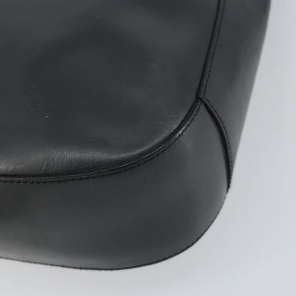 Prada Vintage Handbag Leather, BLACK, LEATHER, Shoulder bag