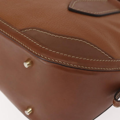 Burberry Orchard Bag Smooth Leather, BROWN, LEATHER, Handbag