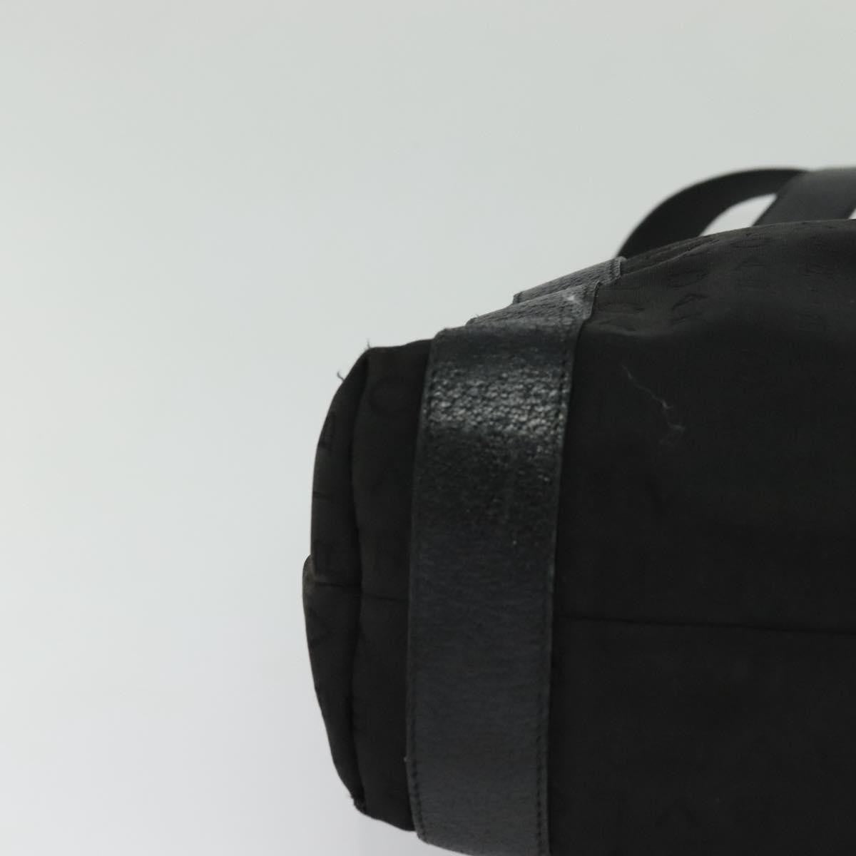 Bvlgari B.Zero1 Logomania Bag Canvas with Leather, BLACK, CANVAS, Tote bag