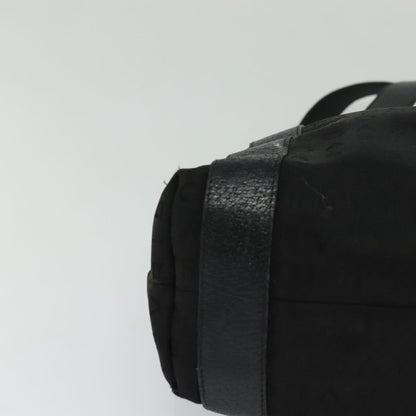 Bvlgari B.Zero1 Logomania Bag Canvas with Leather, BLACK, CANVAS, Tote bag