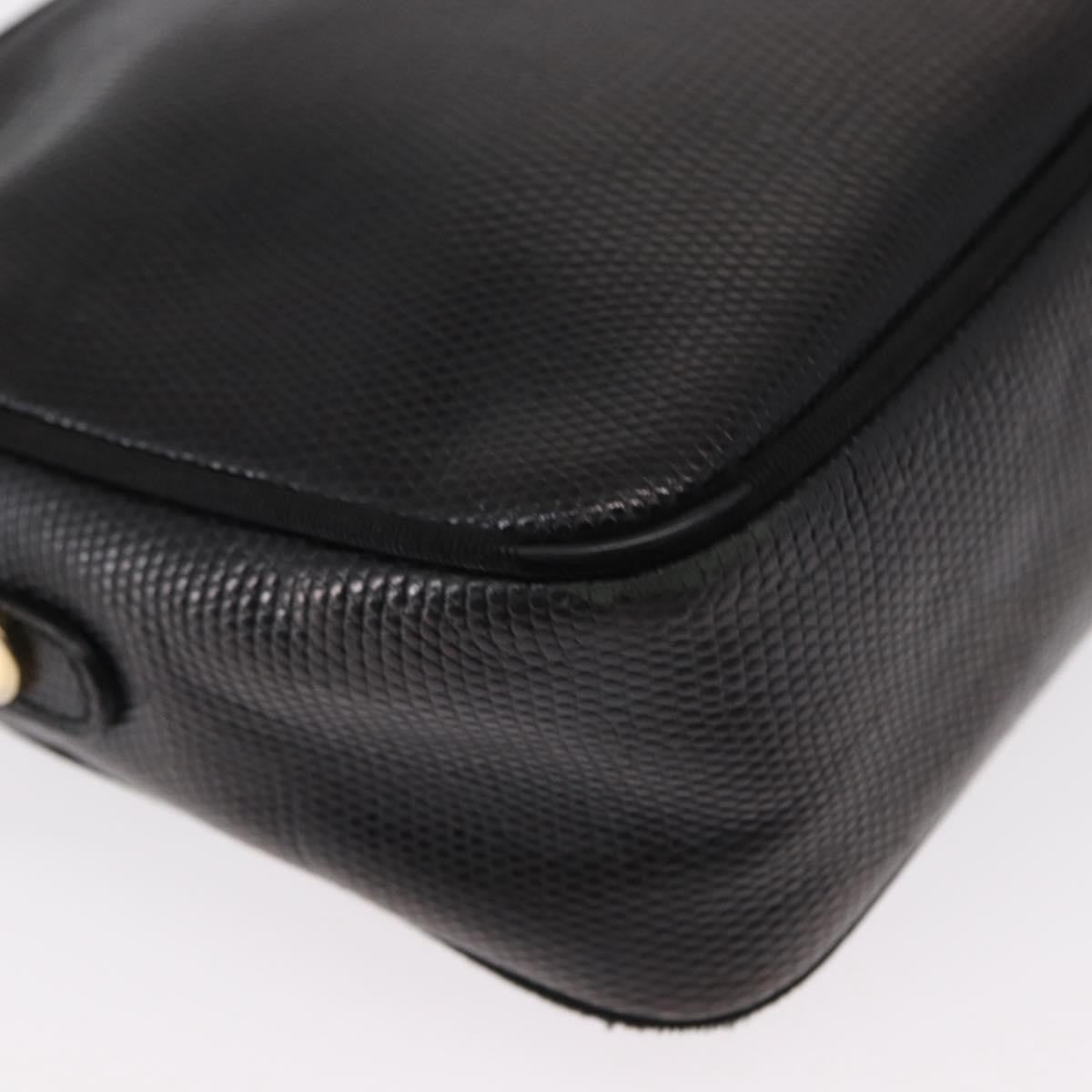 Salvatore Ferragamo Vala Shoulder Bag Leather, BLACK, LEATHER, Shoulder bag