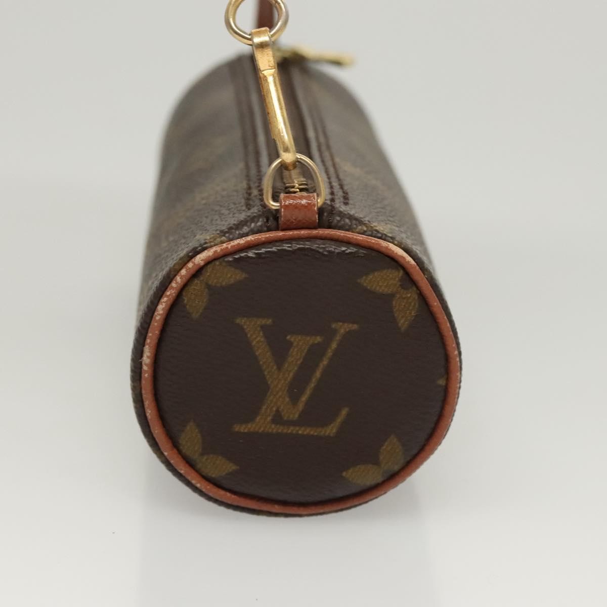 Louis Vuitton Papillon Pochette Monogram Canvas, BROWN, CANVAS, Clutche & pouche