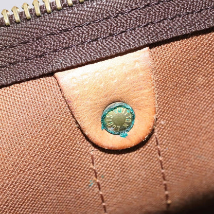 Louis Vuitton Keepall Bag Monogram Canvas, BROWN, CANVAS, Travel bag