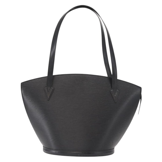 Louis Vuitton Saint Jacques Handbag Epi Leather, BLACK, LEATHER, Shoulder bag