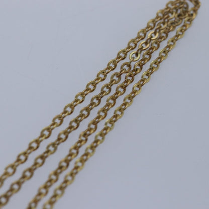 Christian Dior CD Pendant Necklace Gold-plated, GOLD, METAL, Necklace