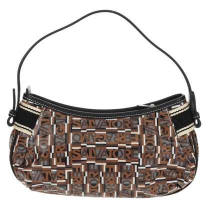 Salvatore Ferragamo Gancini handbag Leather, Multicolour, Leather, Handbag