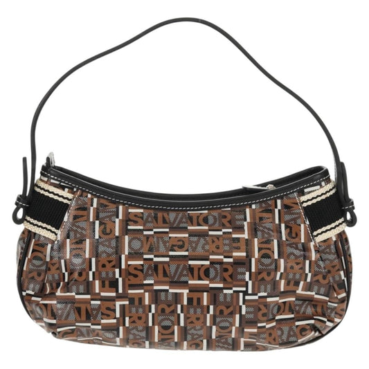 Salvatore Ferragamo Gancini handbag Leather, Multicolour, Leather, Handbag