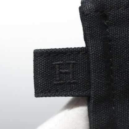 Hermes Bora Bora Pouch Toile, BLACK, CANVAS, Tote bag