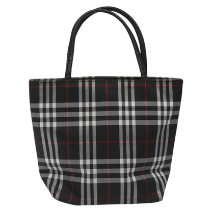 Burberry Nova Check Tote Nylon, BLACK, NYLON, Handbag