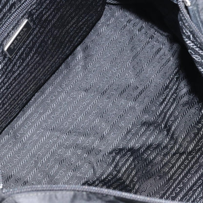 Prada Vintage Zip Tote Tessuto, Black, Nylon, Tote Bag