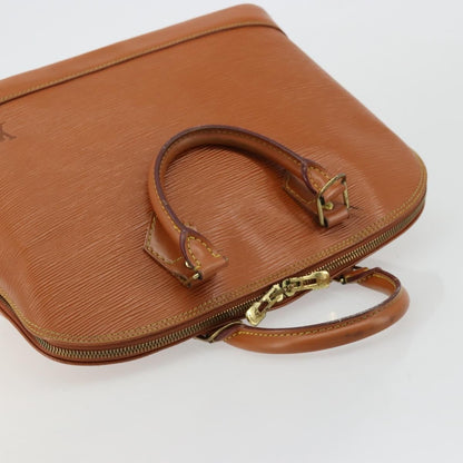 Louis Vuitton Alma Handbag Epi Leather, Brown, Leather, Handbag