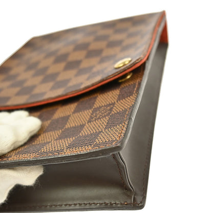 Louis Vuitton Portobello Messenger Damier, BROWN, CANVAS, Shoulder bag