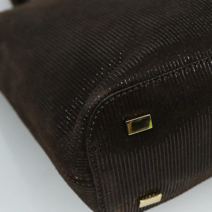 Celine Handbag Suede, BROWN, SUEDE, Handbag