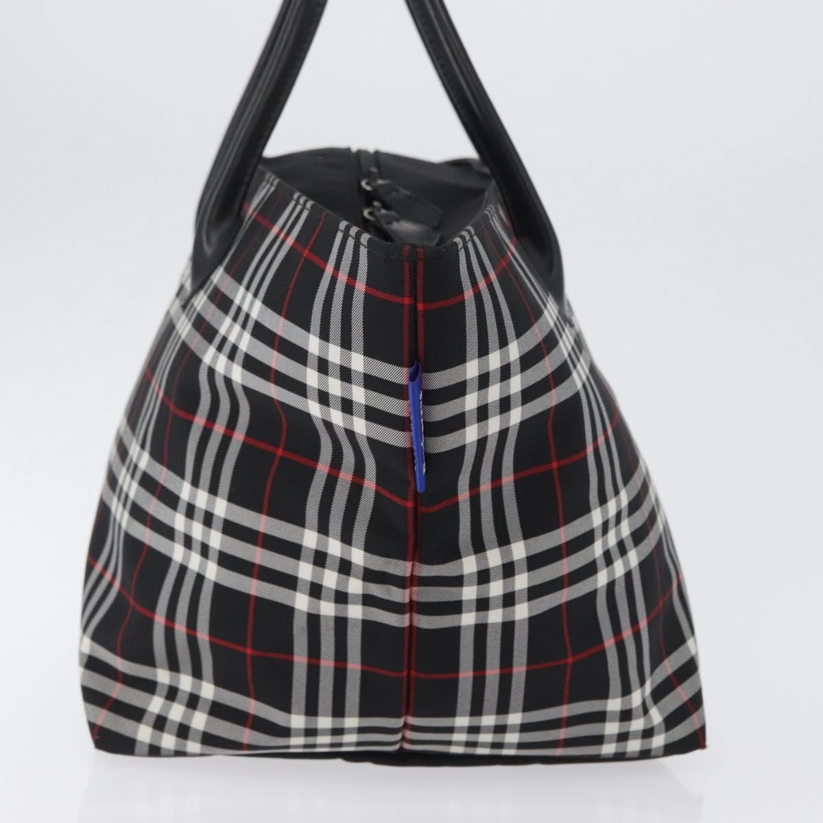 Burberry Nova Check Handbag Nylon, BLACK, NYLON, Handbag