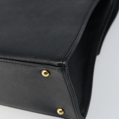 Givenchy Vintage Handbag Leather, BLACK, LEATHER, Handbag