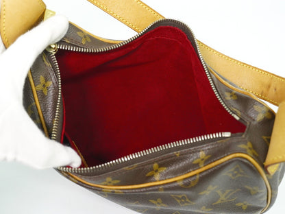 Louis Vuitton Croissant Handbag Monogram Canvas, BROWN, CANVAS, Shoulder bag