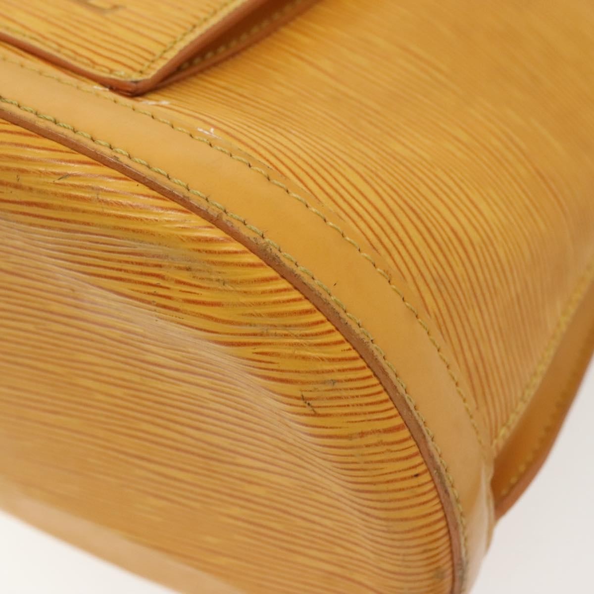 Louis Vuitton Gobelins Backpack Epi Leather, YELLOW, LEATHER, Backpack