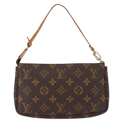 Louis Vuitton Pochette Accessoires Monogram Canvas, BROWN, CANVAS, Clutche & pouche