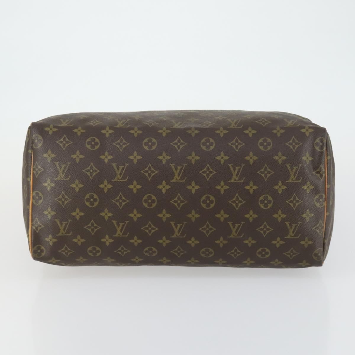 Louis Vuitton Speedy Handbag Monogram Canvas, BROWN, CANVAS, Travel bag