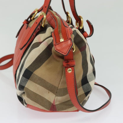 Burberry Bridle House Salisbury Tote Nova Check Canvas, BEIGE, CANVAS, Tote bag