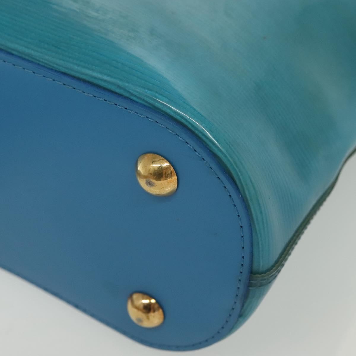 Louis Vuitton Plage Lagoon Bay Handbag Vinyl Epi Leather, BLUE, LEATHER, Handbag