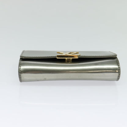 Louis Vuitton Chain Louise Clutch Patent, SILVER, PATENT_LEATHER, Clutche & pouche