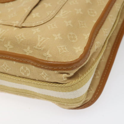 Louis Vuitton Mary Kate Messenger Bag Mini Lin, BEIGE, CANVAS, Crossbody bag