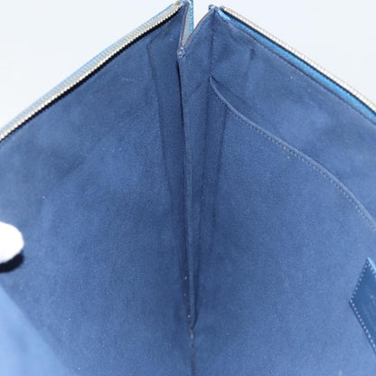 Louis Vuitton Pochette Jour Epi Leather, BLUE, LEATHER, Clutche & pouche